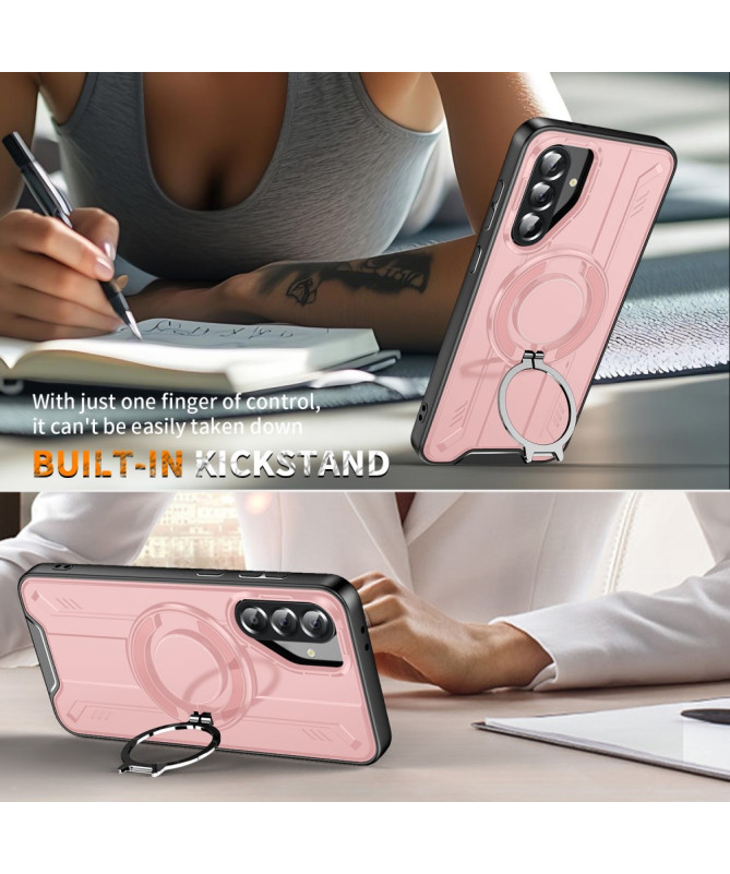 Coque Samsung Galaxy A56 5G Case avec anneau rotatif compatible MagSaf