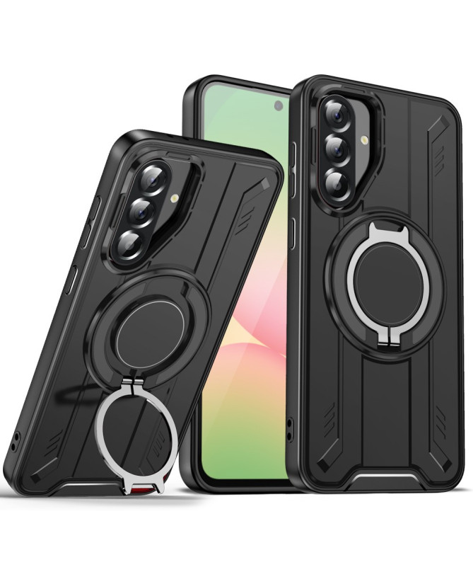 Coque Samsung Galaxy A56 5G Case avec anneau rotatif compatible MagSaf