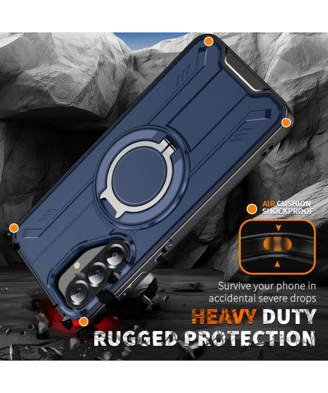 Coque Samsung Galaxy A56 5G Case avec anneau rotatif compatible MagSaf