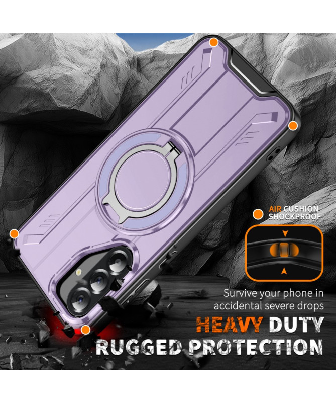 Coque Samsung Galaxy A56 5G Case avec anneau rotatif compatible MagSaf