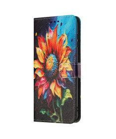 Housse Samsung Galaxy A56 5G, impression florale vive