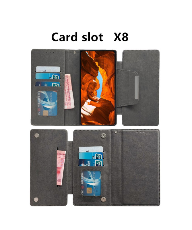 Housse Samsung Galaxy A56 5G Portefeuille Magnétique 2-en-1 Amovible