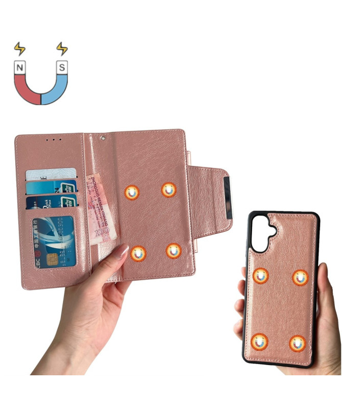 Housse Samsung Galaxy A56 5G Portefeuille Magnétique 2-en-1 Amovible