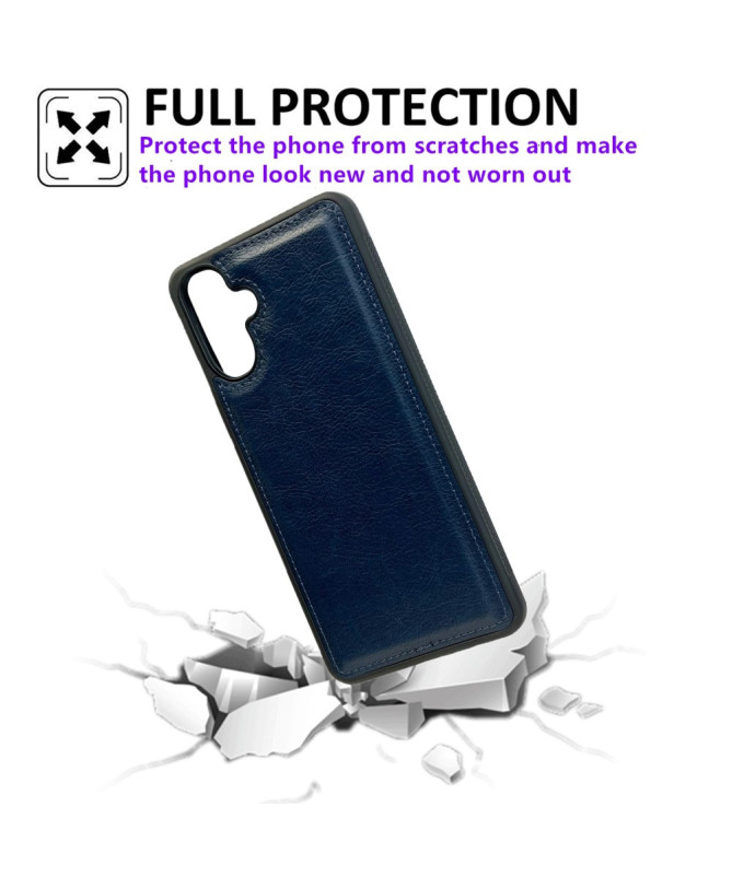 Coque Samsung Galaxy A56 5G Effet Cuir Anti-Traces et Anti-Choc