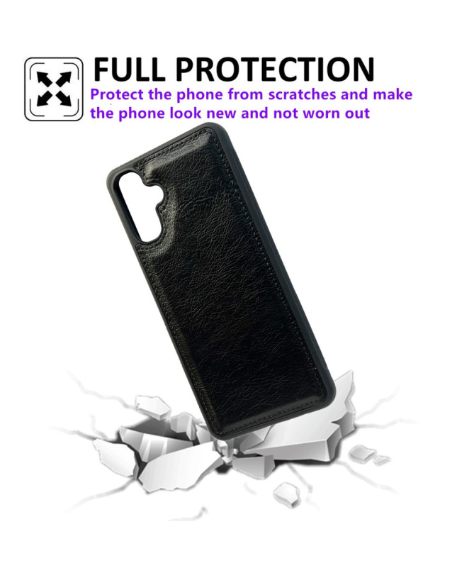 Coque Samsung Galaxy A56 5G Effet Cuir Anti-Traces et Anti-Choc