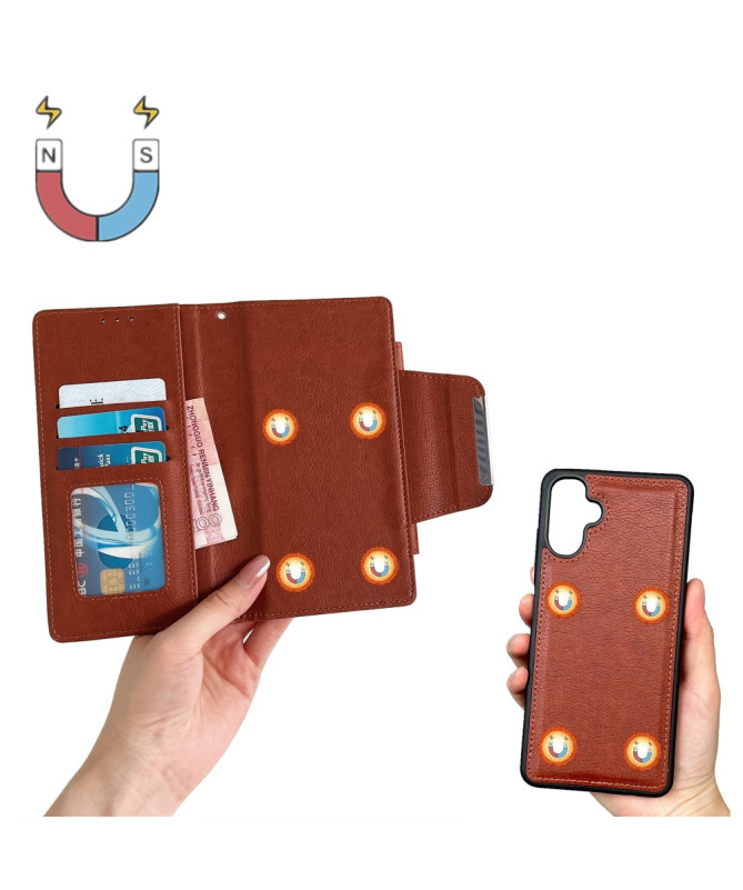 Housse Samsung Galaxy A56 5G Portefeuille Magnétique 2-en-1 Amovible