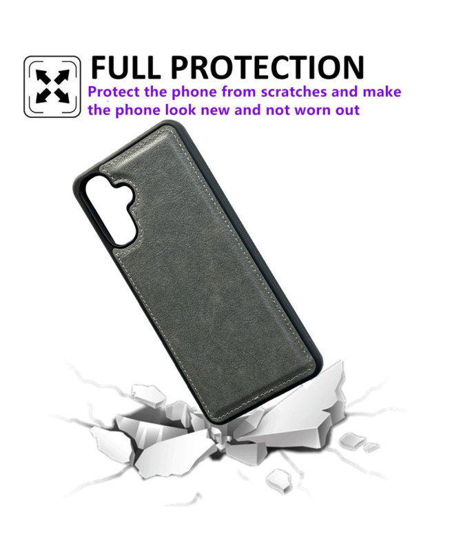 Coque Samsung Galaxy A56 5G Effet Cuir Anti-Traces et Anti-Choc