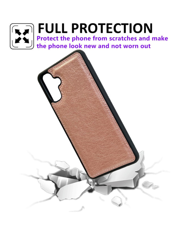 Coque Samsung Galaxy A56 5G Effet Cuir Anti-Traces et Anti-Choc
