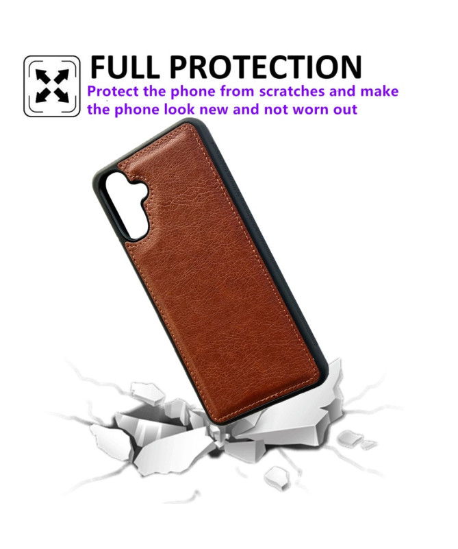 Coque Samsung Galaxy A56 5G Effet Cuir Anti-Traces et Anti-Choc