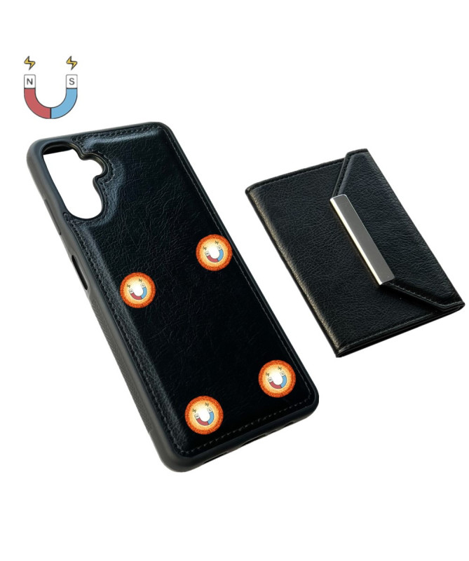 Coque Samsung Galaxy A56 5G Porte-cartes Magnétique Amovible