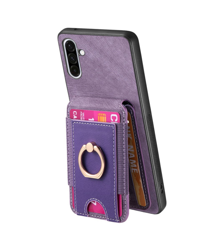 Coque Samsung Galaxy A56 5G avec Porte-cartes et Anneau Multifonction 