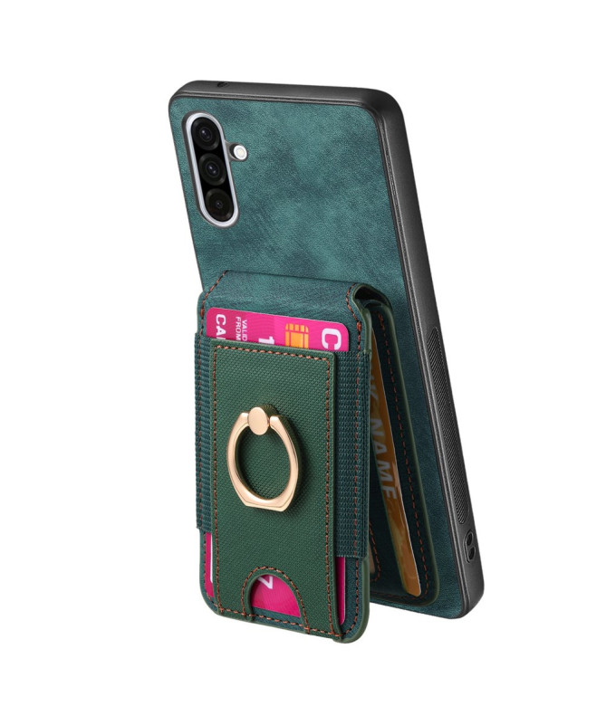 Coque Samsung Galaxy A56 5G avec Porte-cartes et Anneau Multifonction 