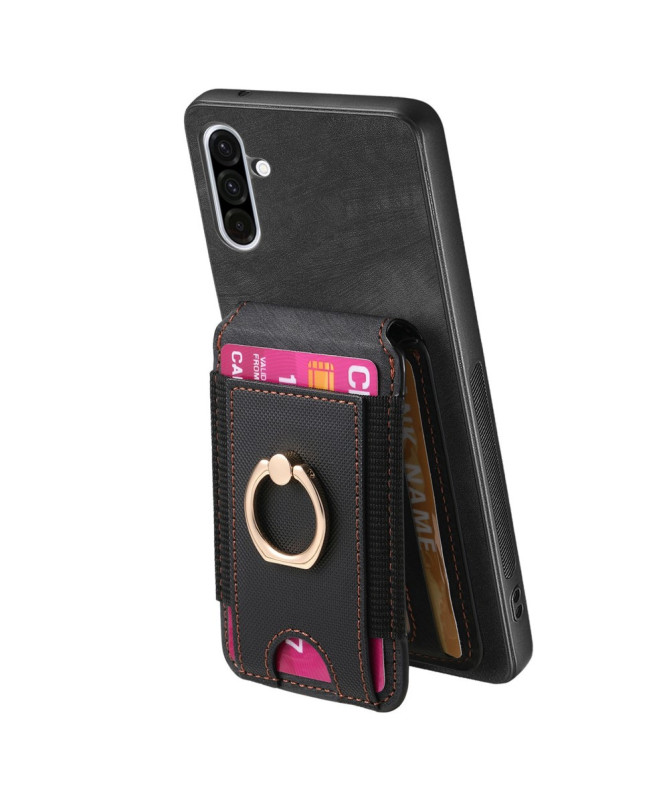 Coque Samsung Galaxy A56 5G avec Porte-cartes et Anneau Multifonction 