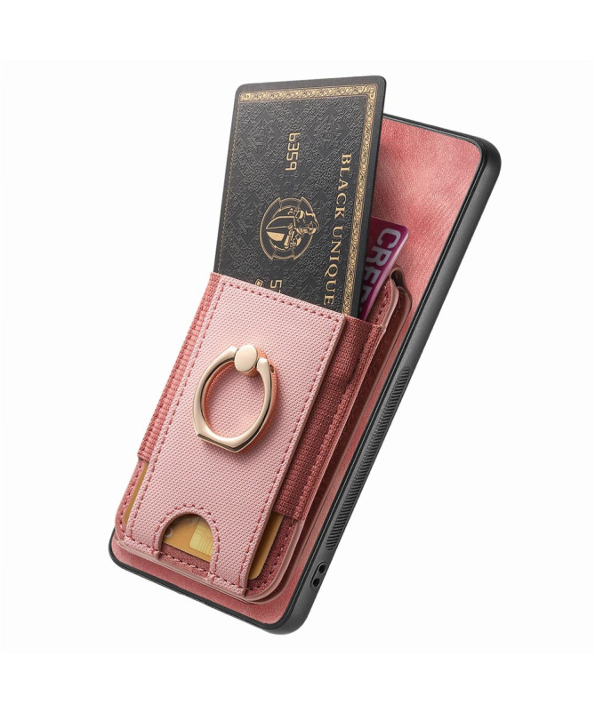 Coque Samsung Galaxy A56 5G avec Porte-cartes et Anneau Multifonction 