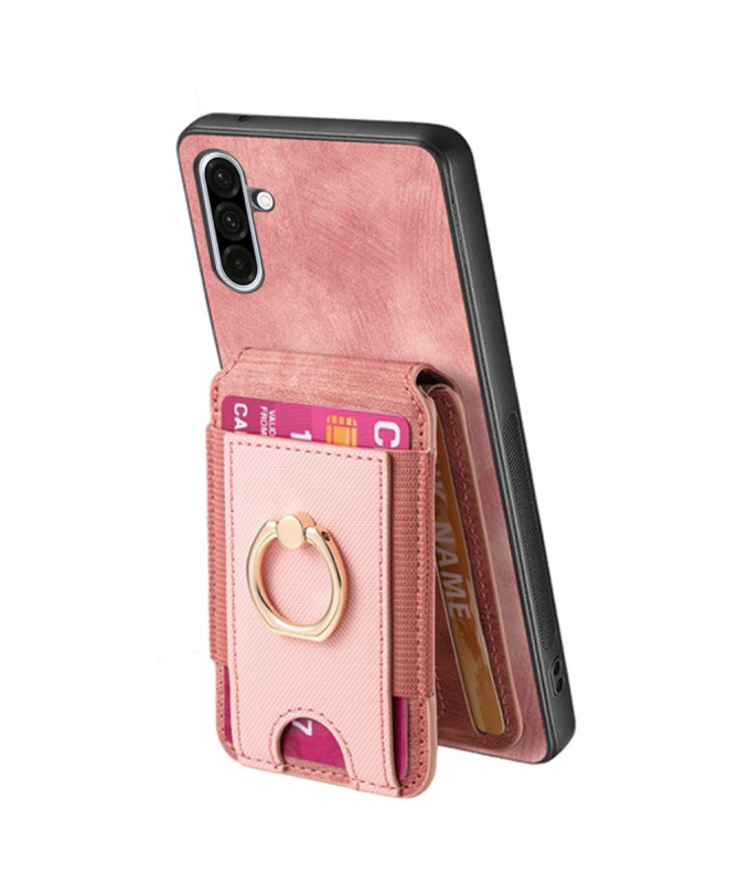 Coque Samsung Galaxy A56 5G avec Porte-cartes et Anneau Multifonction 