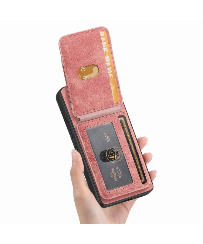 Coque Samsung Galaxy A56 5G avec Porte-cartes et Anneau Multifonction 