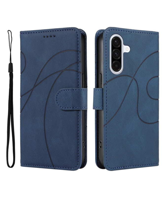 Housse Samsung Galaxy A56 5G simili cuir artistique