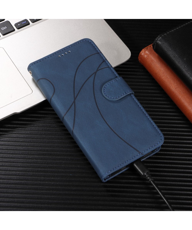Housse Samsung Galaxy A56 5G simili cuir artistique