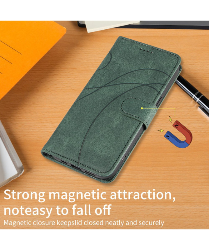 Housse Samsung Galaxy A56 5G simili cuir artistique
