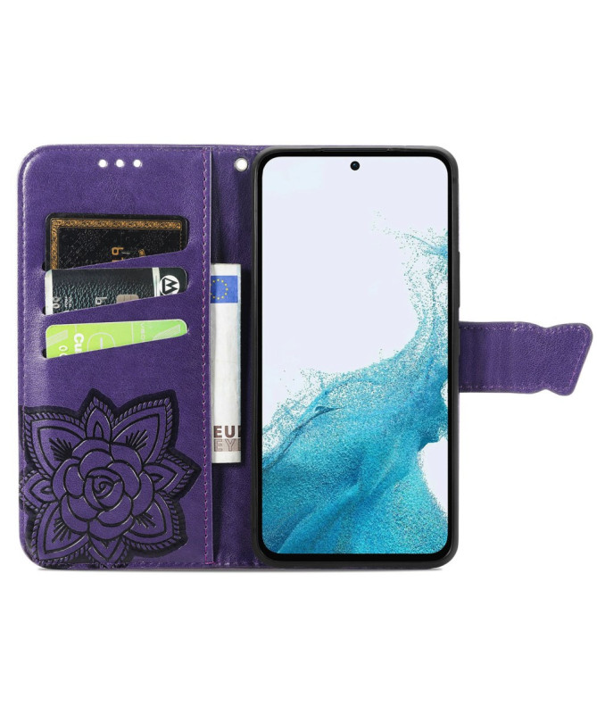 Housse Samsung Galaxy A56 5G Papillon Relief