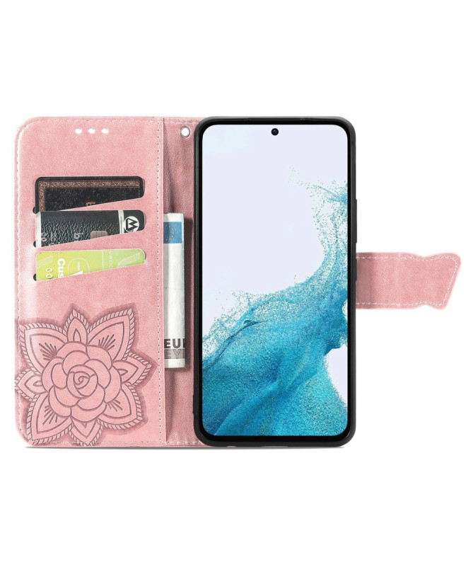 Housse Samsung Galaxy A56 5G Papillon Relief