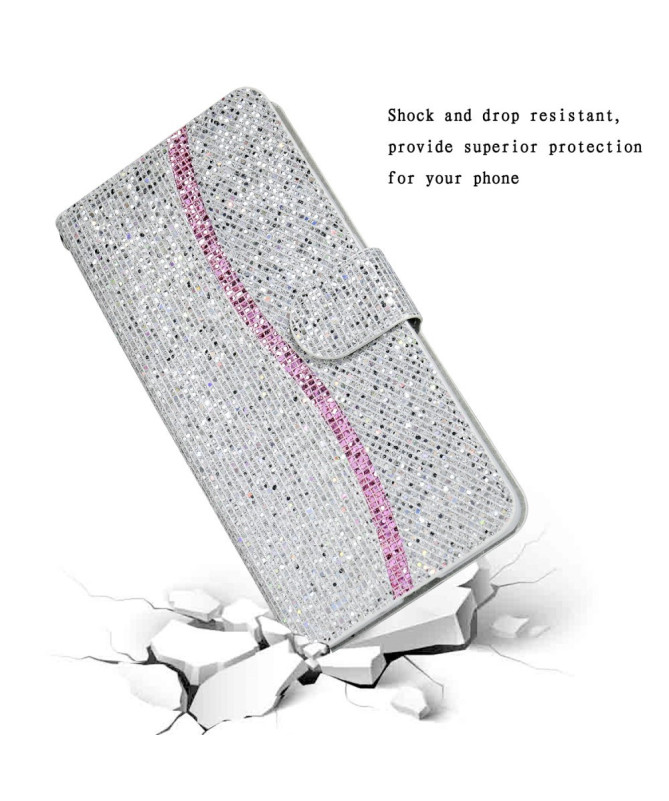 Housse Samsung Galaxy A56 5G Glitter Porte Cartes