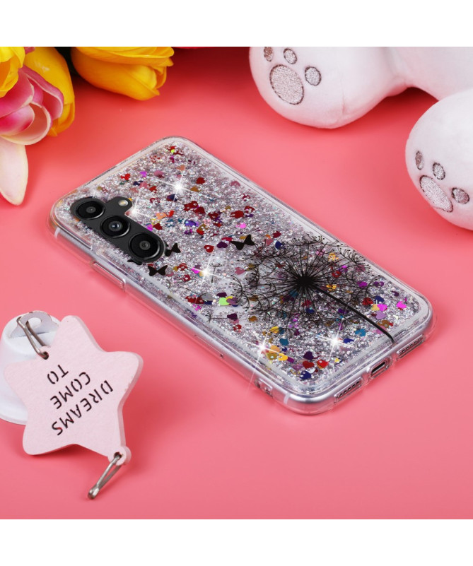 Coque Samsung Galaxy A56 5G pissenlit flottant Cœur libre