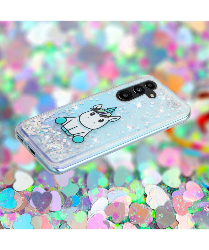 Coque Samsung Galaxy A56 5G Licorne Magique Pailletée