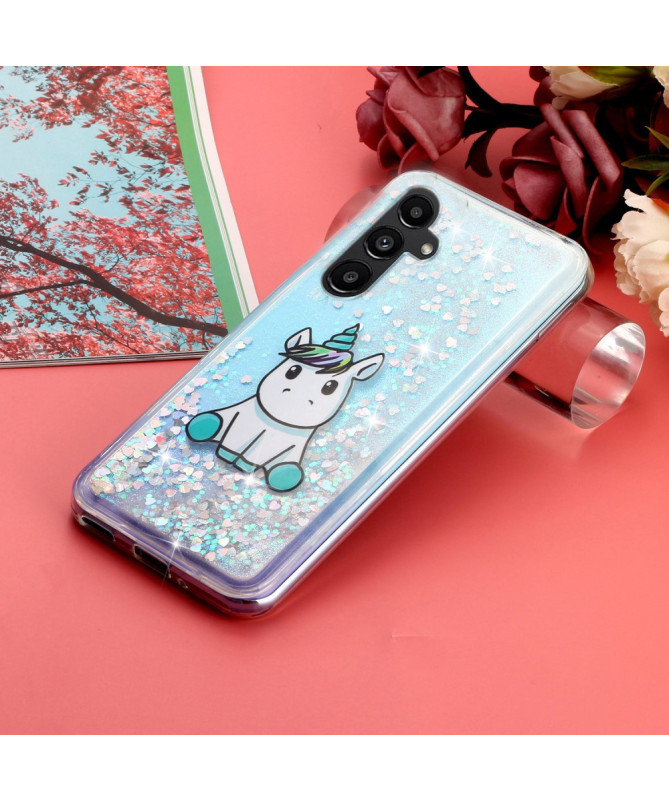 Coque Samsung Galaxy A56 5G Licorne Magique Pailletée