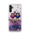 Coque Samsung Galaxy A56 5G Hiboux Enchantés Pailletés