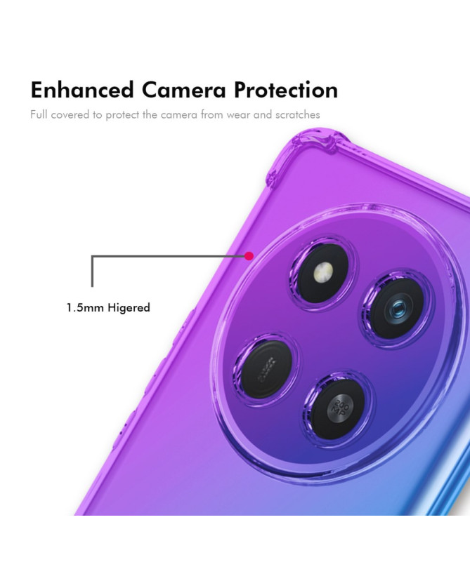 Coque Honor Magic 7 Lite Transparente Bicolore