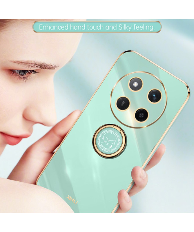 Coque Honor Magic 7 Lite | Support Anneau Doré TPU
