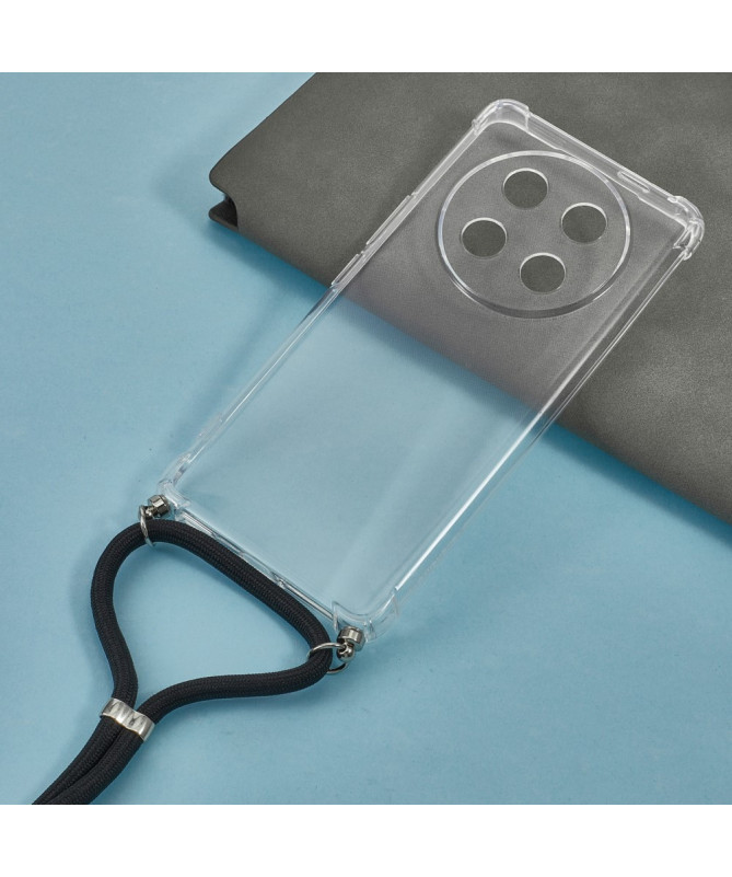 Coque Honor Magic 7 Lite transparente avec cordon | Cléos