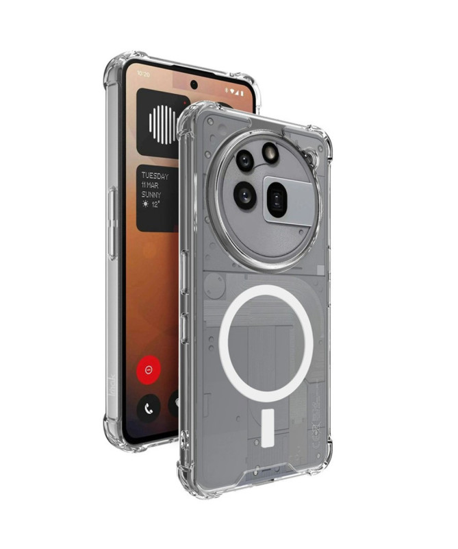 Coque Nothing Phone (3a) Pro Compatible MagSafe Transparente | IMAK