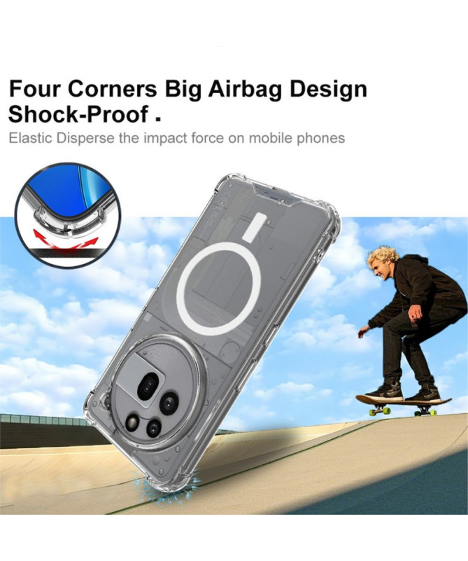 Coque Nothing Phone (3a) Pro Compatible MagSafe Transparente | IMAK