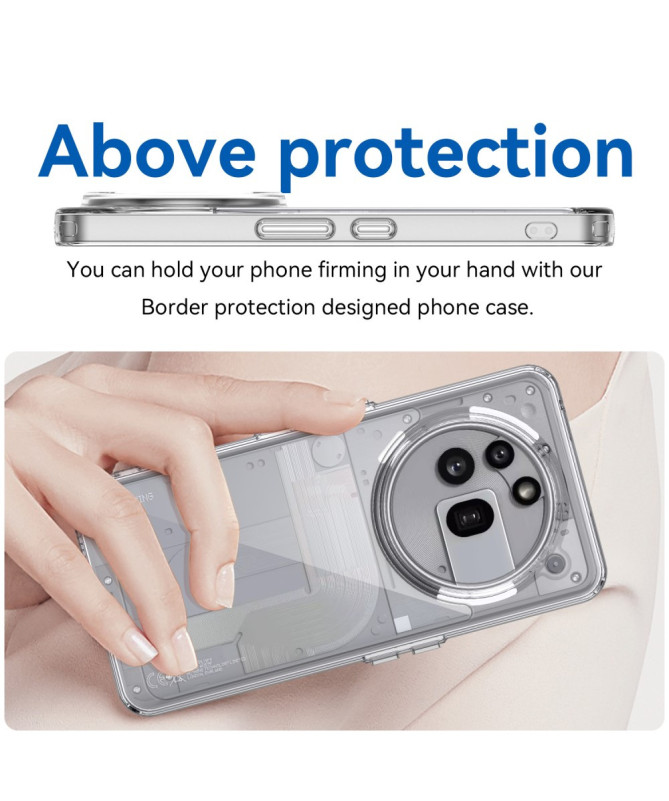Coque Nothing Phone (3a) Pro | Crystal Defense avec Verre Trempé