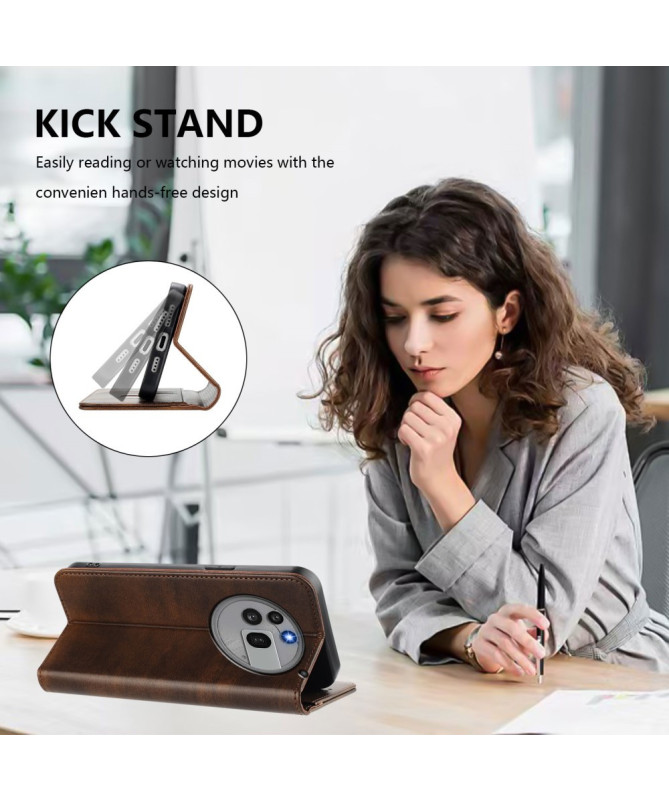 Flip Cover Nothing Phone (3a) Pro Effet Cuir Rétro | GAVEL