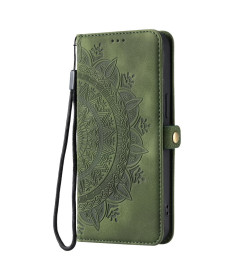Housse Nothing Phone (3a) Pro Mandala avec Porte-Cartes et Dragonne