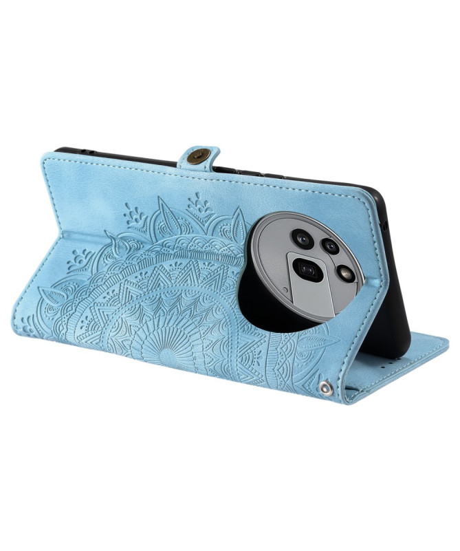 Housse Nothing Phone (3a) Pro Mandala avec Porte-Cartes et Dragonne