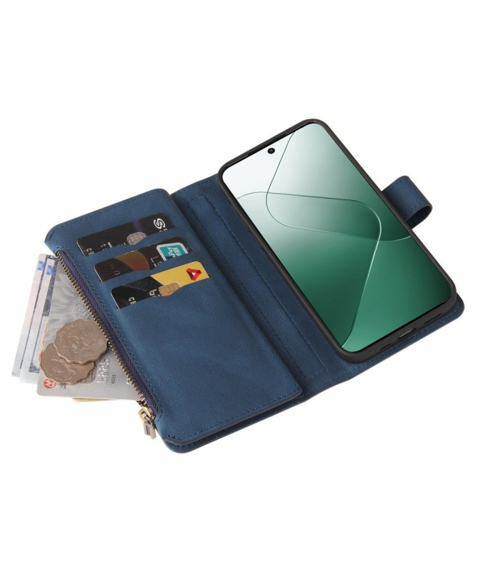 Housse portefeuille Xiaomi 14 à lanière