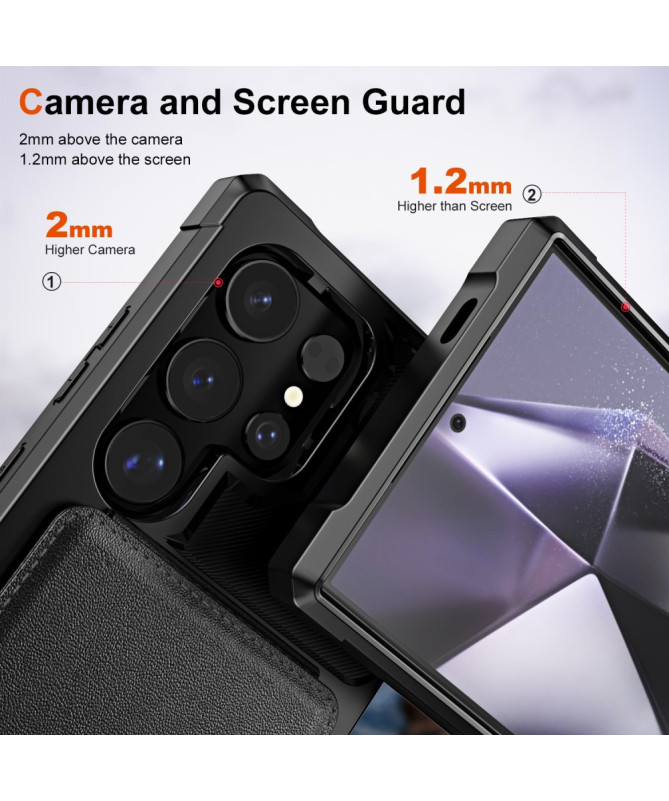 Coque Samsung Galaxy S22 Ultra 5G avec Support et Rangements | ZM11