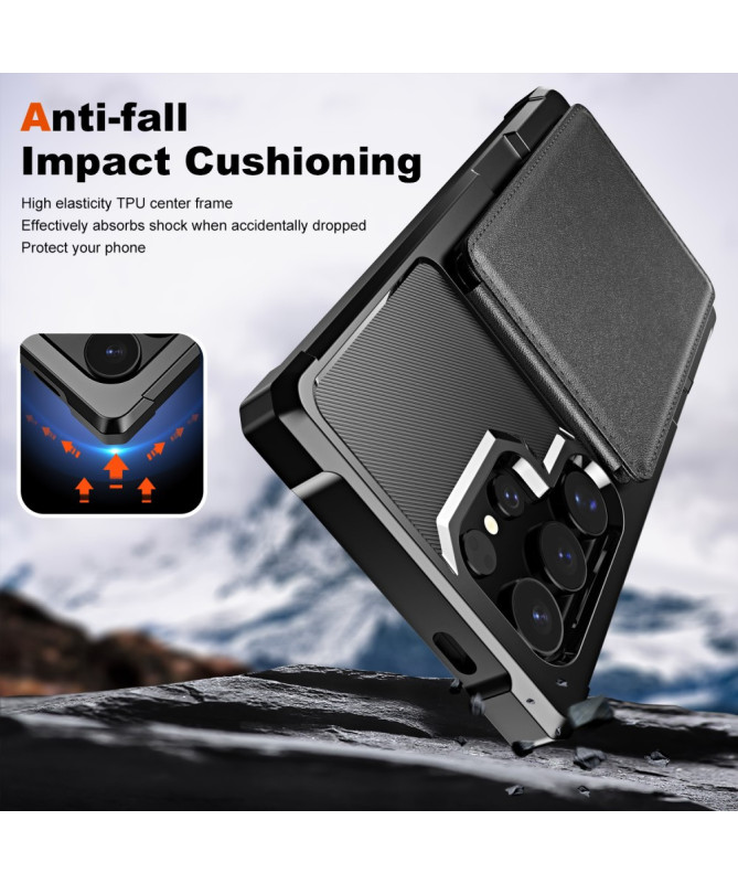 Coque Samsung Galaxy S22 Ultra 5G avec Support et Rangements | ZM11