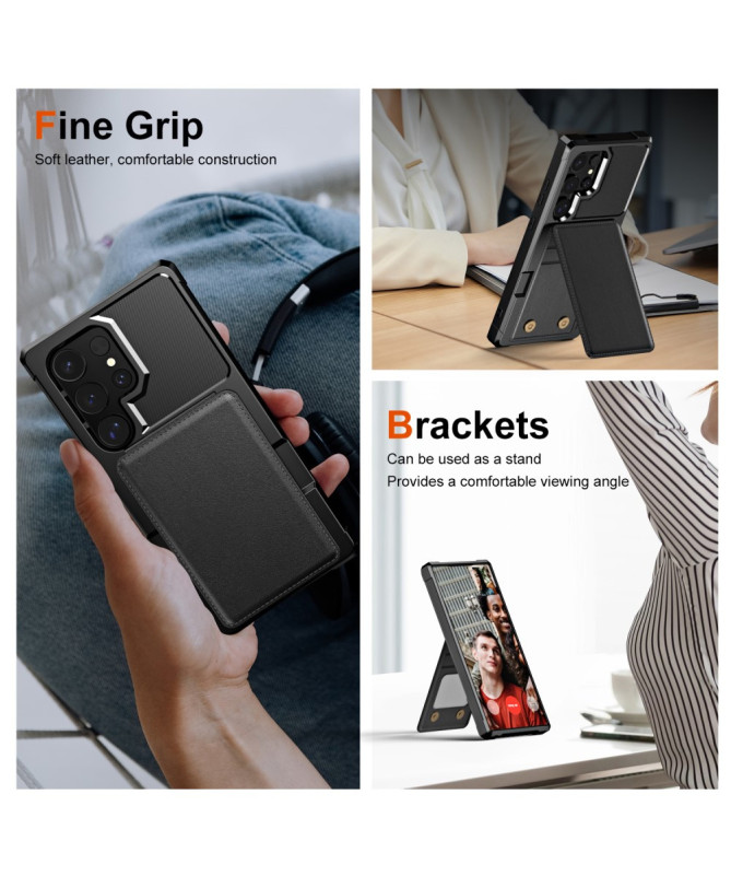 Coque Samsung Galaxy S22 Ultra 5G avec Support et Rangements | ZM11