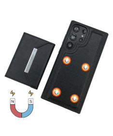 Coque Samsung Galaxy S22 Ultra 5G Porte-cartes Magnétique Amovible