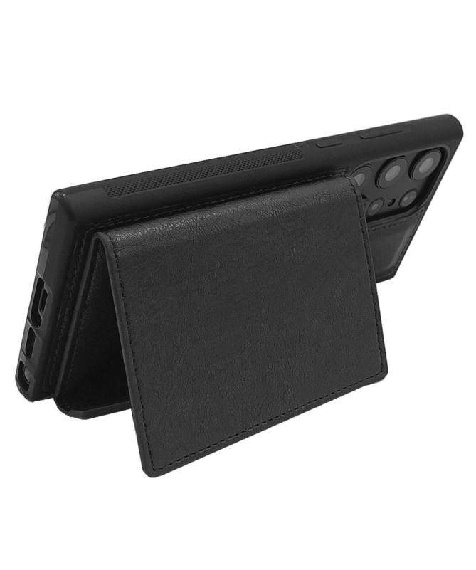 Coque Samsung Galaxy S22 Ultra 5G Porte-cartes Magnétique Amovible