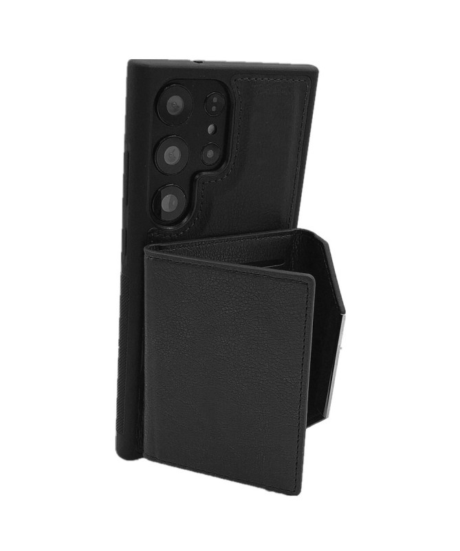 Coque Samsung Galaxy S22 Ultra 5G Porte-cartes Magnétique Amovible