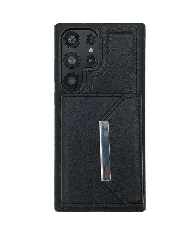 Coque Samsung Galaxy S22 Ultra 5G Porte-cartes Magnétique Amovible