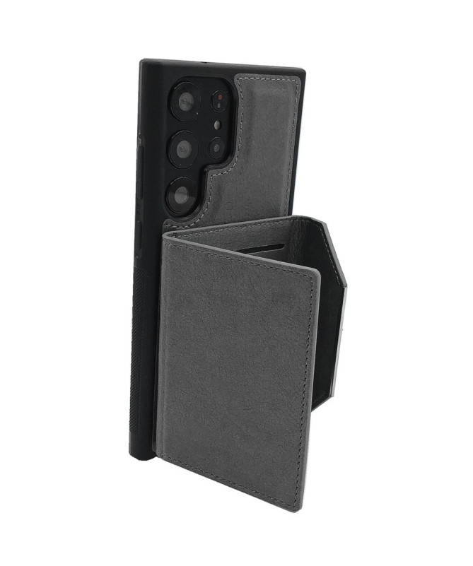 Coque Samsung Galaxy S22 Ultra 5G Porte-cartes Magnétique Amovible
