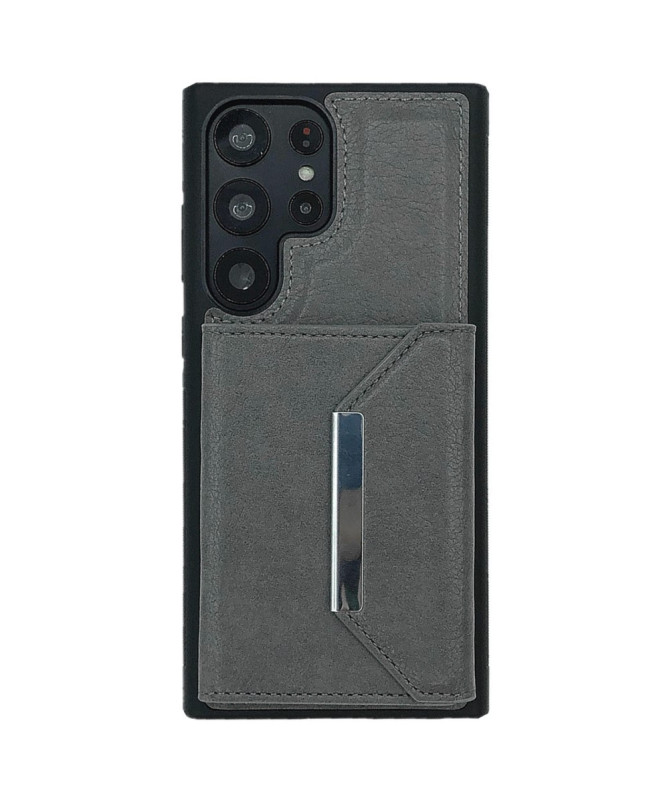 Coque Samsung Galaxy S22 Ultra 5G Porte-cartes Magnétique Amovible