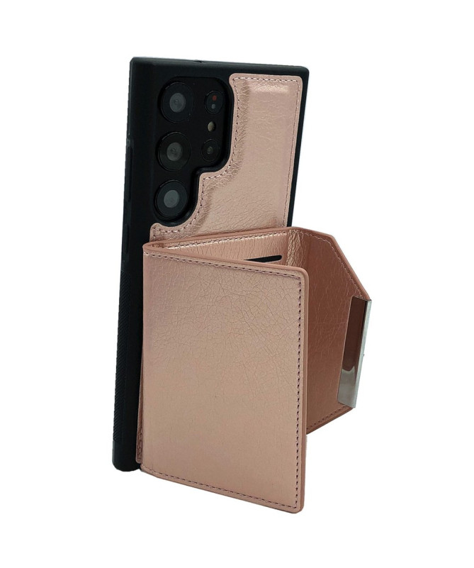 Coque Samsung Galaxy S22 Ultra 5G Porte-cartes Magnétique Amovible